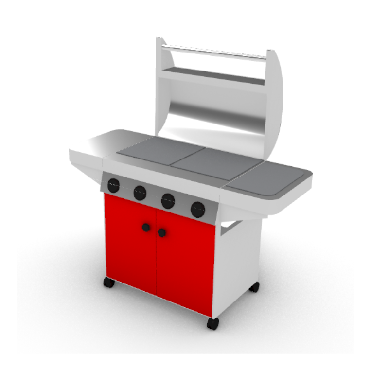 Equipamento Barbecue Camping [ArchiCAD]