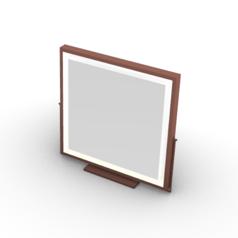 Espelho Retangular Mesa [Revit]