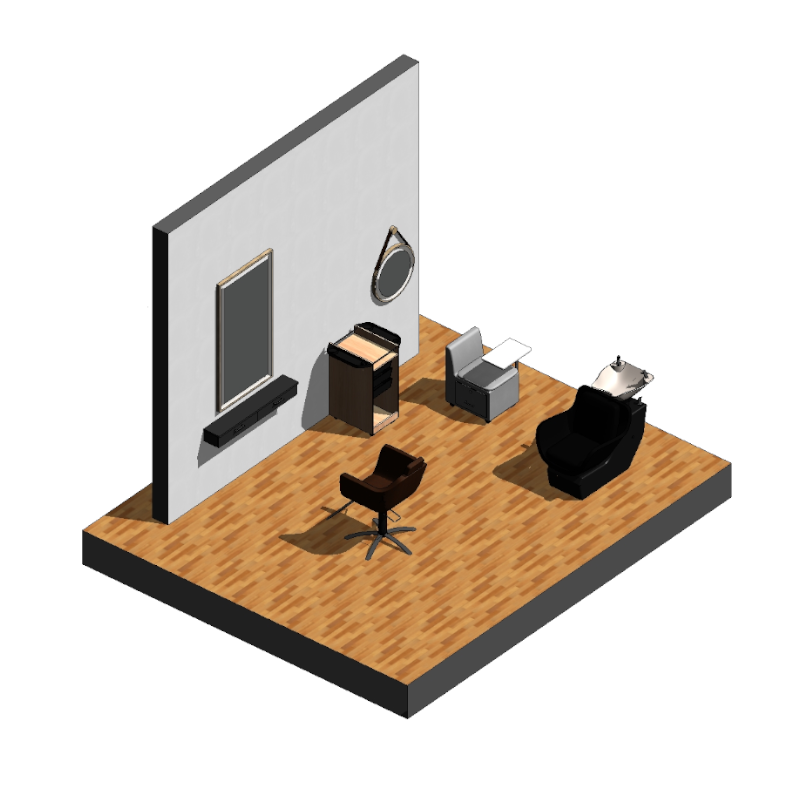 Pacote Salão de Beleza [Revit]