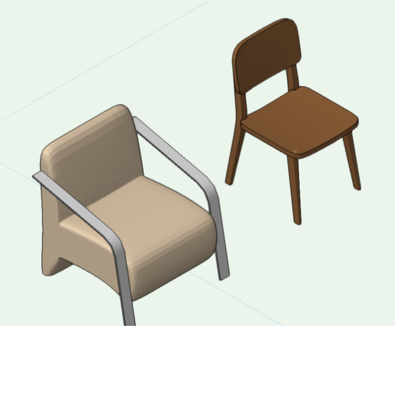 FREE Cadeira e Poltrona [Vectorworks]