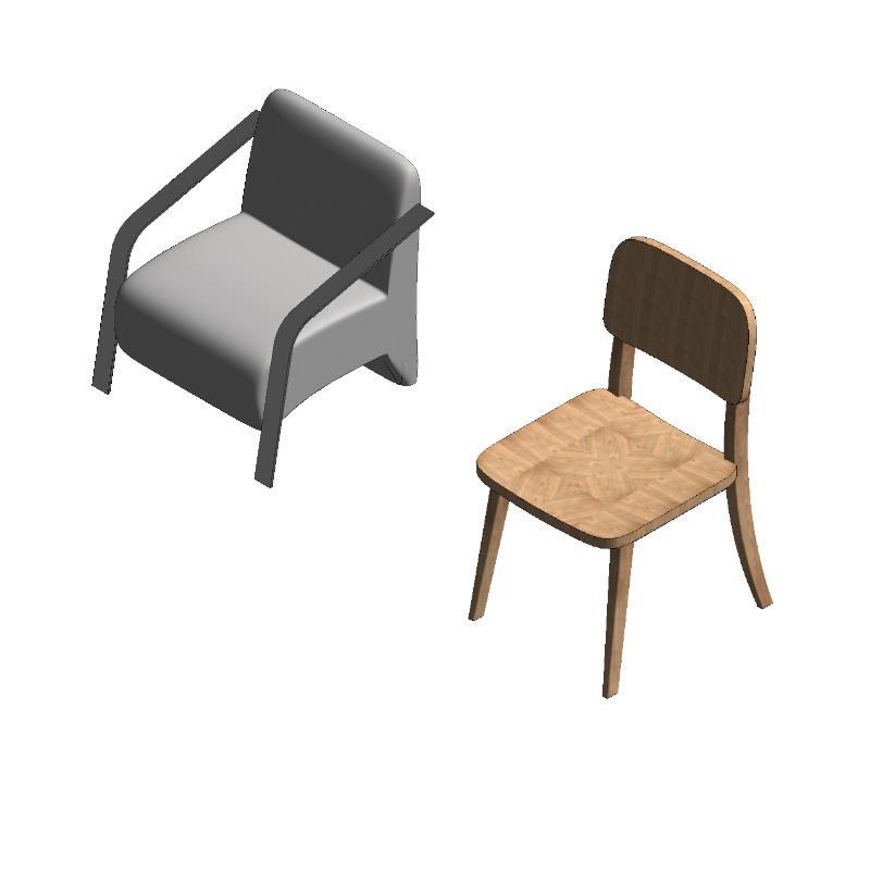 FREE - Cadeira e Poltrona [ArchiCAD]