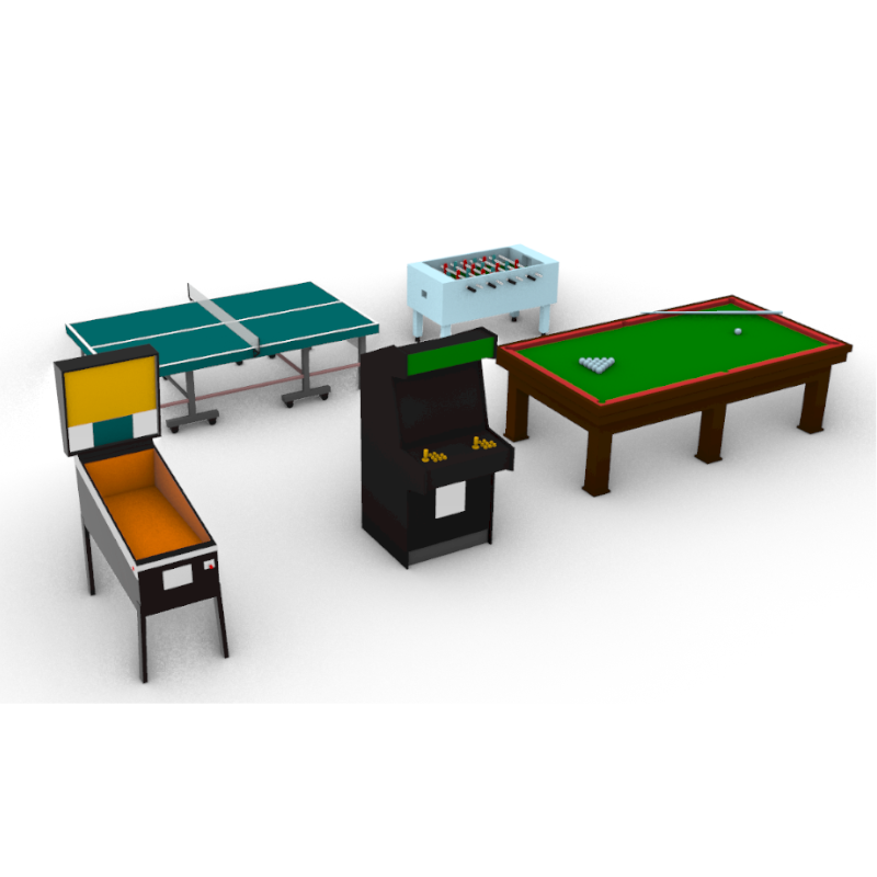 Pacote Jogos e Fliperama [Revit]