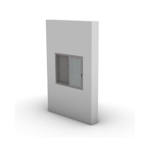 Janela Veneziana - 3 folhas [ArchiCAD]